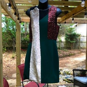 Beautiful Line & Dot Dress